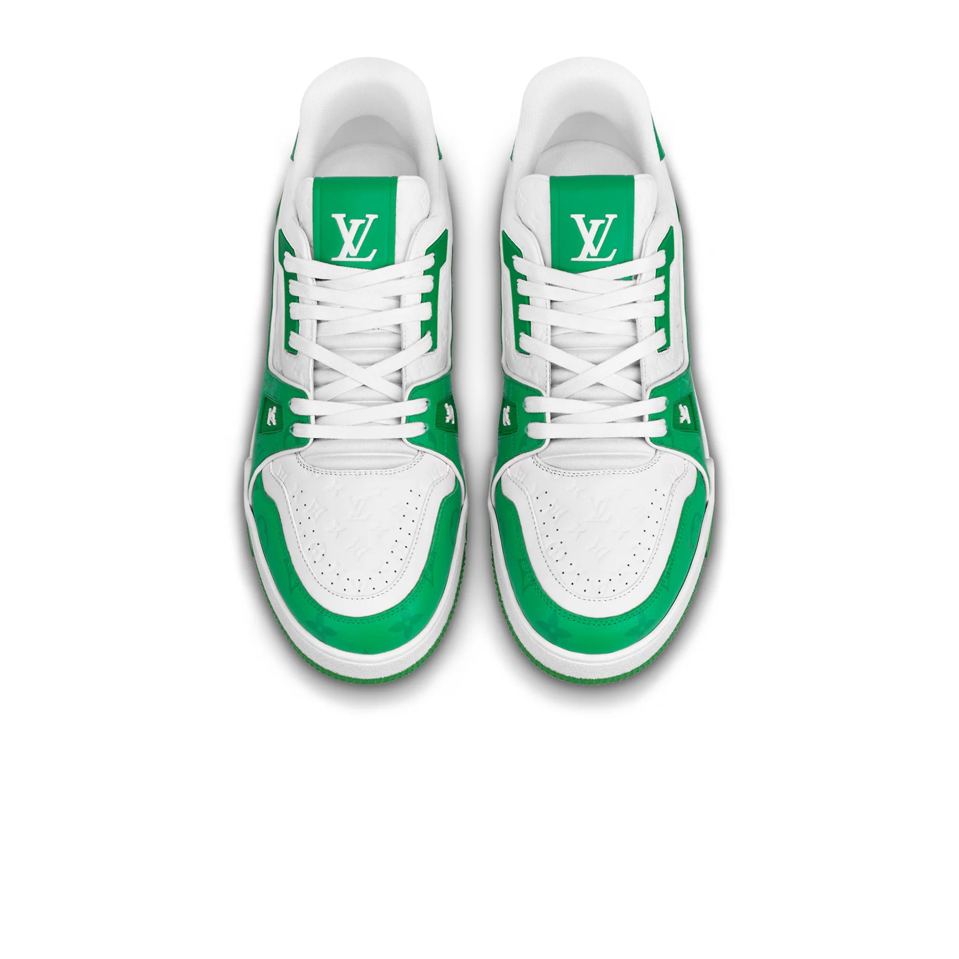 Louis Vuitton Trainer #54 Signature Green White voor mannen